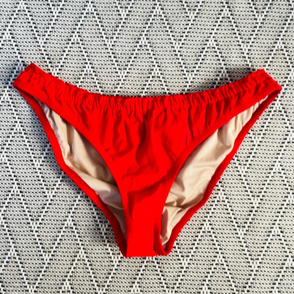New J.Crew Cinched Low Rider Bikini Bottom